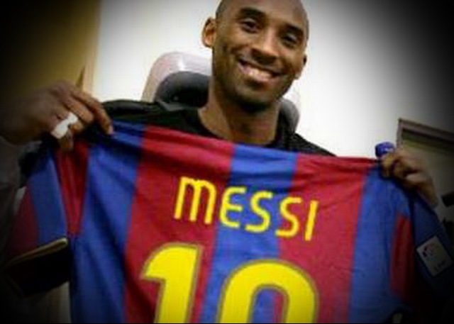 Ngôi sao bóng rổ Kobe Bryant muốn được đổi vai với Messi